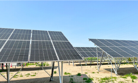 防災センター前